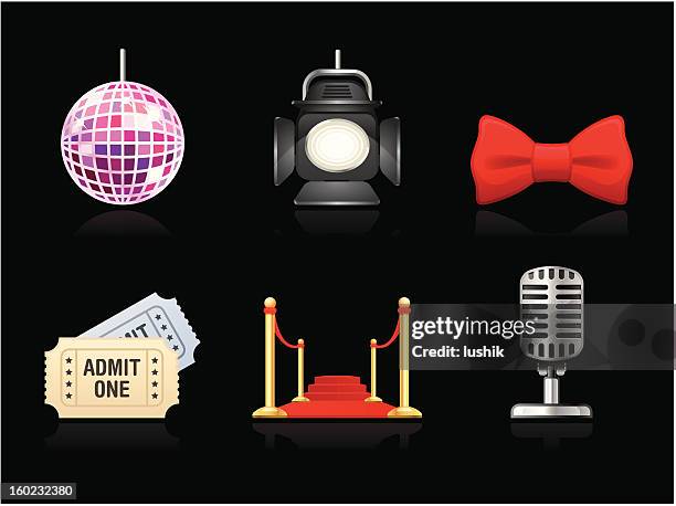 dark collection - performance - the variety club showbiz awards inside stock illustrations