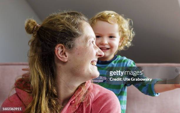 In this photo illustration family life on August 06, 2023 in Bonn, Germany.