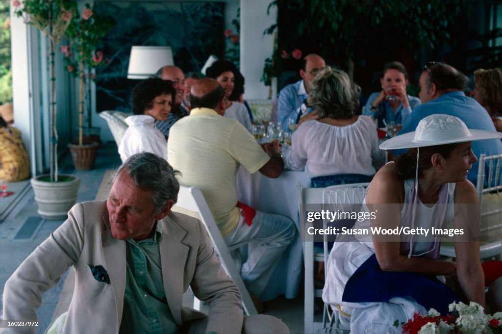 Gaddis & Murphy At Bastille Day Party