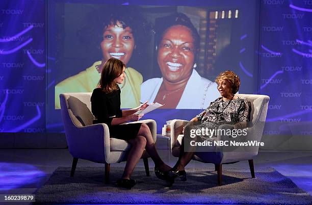 Savannah Guthrie and Cissy Houston appear on NBC News' "Today" show --