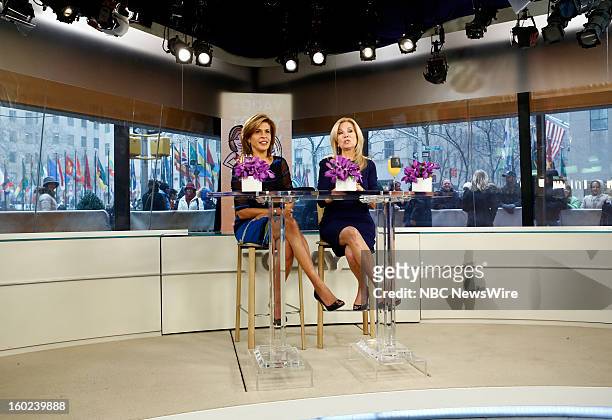 Hoda Kotb and Kathie Lee Gifford appear on NBC News' "Today" show --