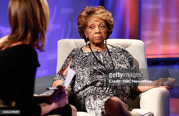 Cissy Houston appears on NBC News' "Today" show --