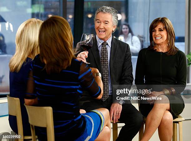 Patrick Duffy and Linda Gray appear on NBC News' "Today" show --