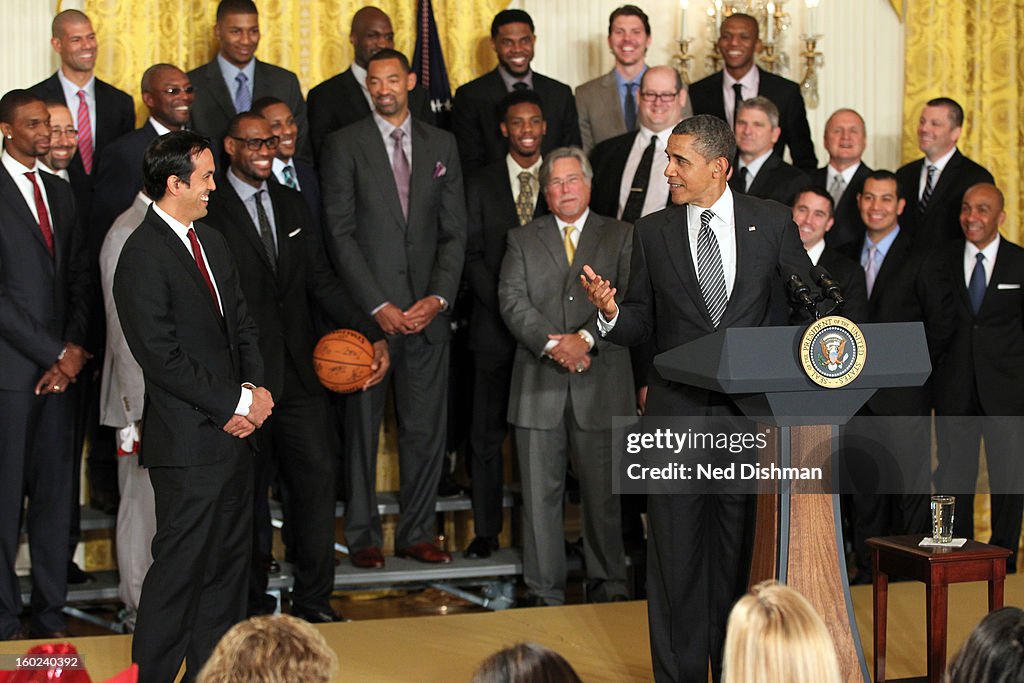 Miami Heat White House Visit