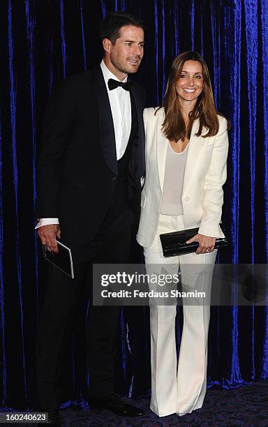 Jamie Redknapp and Louise Redknapp attend the Retail Trust London Ball at Grosvenor House, on January 28, 2013 in London, England.