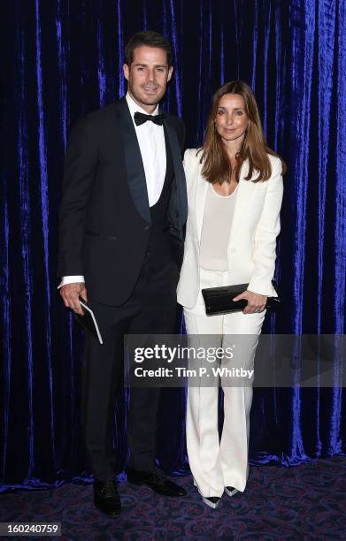 Jamie Redknapp and Louise Redknapp attend the Retail Trust London Ball at Grosvenor House, on January 28, 2013 in London, England.