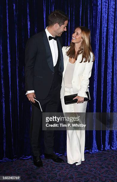 Jamie Redknapp and Louise Redknapp attend the Retail Trust London Ball at Grosvenor House, on January 28, 2013 in London, England.