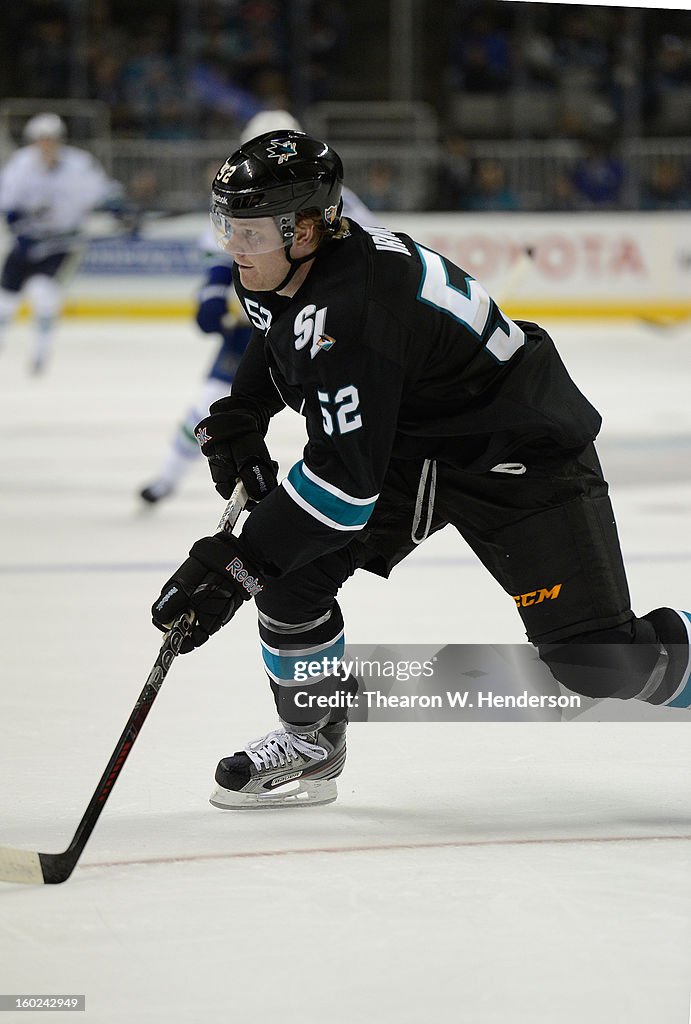 Vancouver Canucks v San Jose Sharks