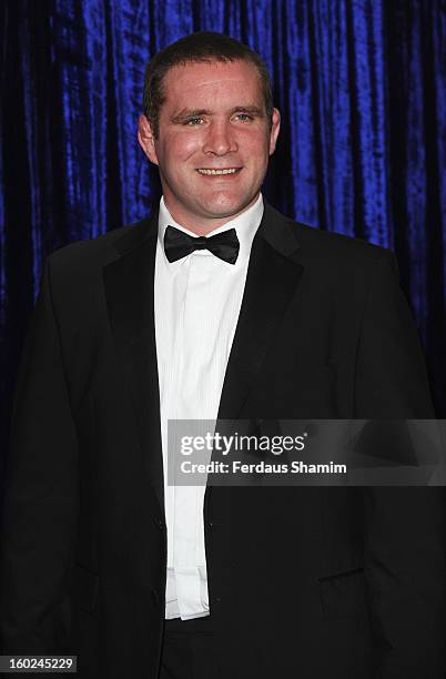 Phil Vickery attends the Retail Trust London Ball at Grosvenor House, on January 28, 2013 in London, England.