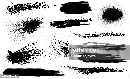 Black Grunge spray paint and brush strokes background Black Grunge spray paint and brush strokes background