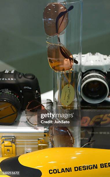 Luigi Colani Design, Sunglass during 50 Years Luigi Colani "Futurama" Exhibition at Nancyhalle in Karlsruhe, Germany.