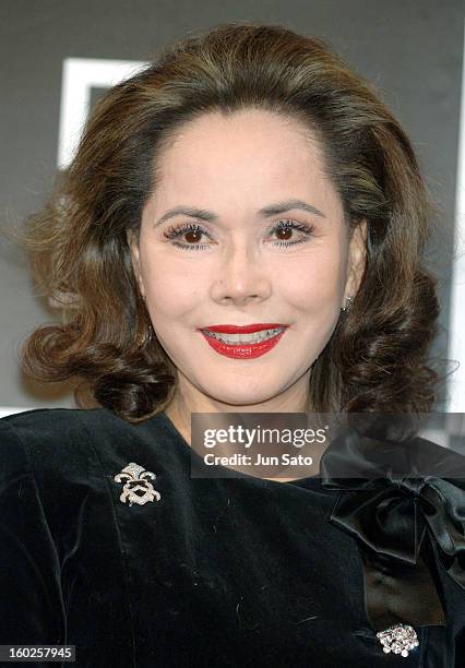 Ratna Sari Dewi Sukarno during Parfums Givenchy's New Lipstick "Lip Lip Shine!" Launch at Mandarin Oriental Tokyo in Tokyo, Japan.