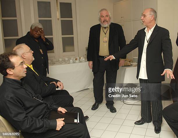 Larry Carlton, backstage during The Jazz King Concert H.M. The King Bhumibol Adulyadej Music Compositions Performed by Larry Carlton - Royal Dinner...