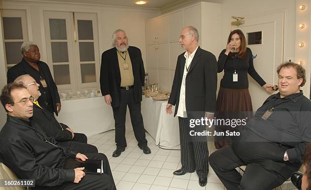 Larry Carlton, backstage during The Jazz King Concert H.M. The King Bhumibol Adulyadej Music Compositions Performed by Larry Carlton - Royal Dinner...