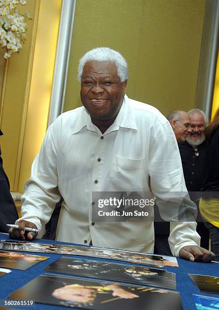 Abraham Laboriel during Larry Carlton New CD "The Jazz King" Composed by King of Thailand, H.M. The King Bhumibol Adulyadej - Press Conference at The...