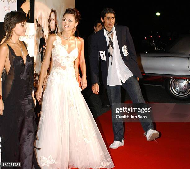 Elena Anaya, Silvia Colloca and Ali Alborzi during "Van Helsing" Tokyo Premiere at Meiji Shrine Shotoku Memorial Exhibition Hall in Tokyo, Japan.