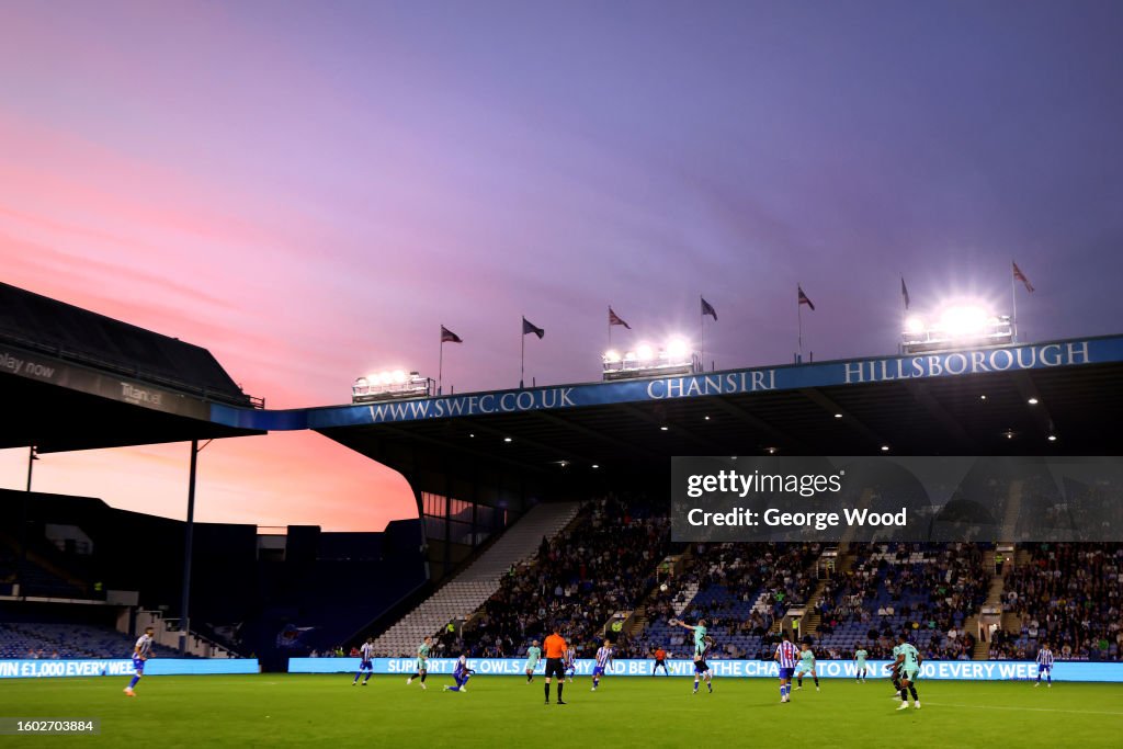 Sheffield Wednesday v Stockport County - Carabao Cup First Round