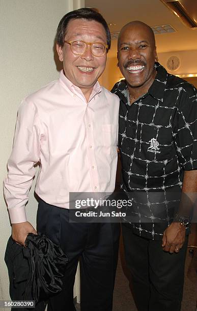 Nathan East and Yoshimi Inaba of Toyota Motor Corporation