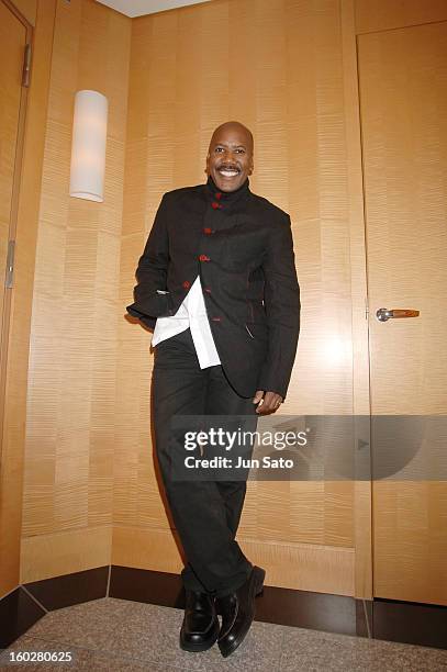 Nathan East of Fourplay during Fourplay New Album "Journey" - Press Call by BMG Japan at Cerulean Tower Tokyu Hotel in Tokyo, Japan.