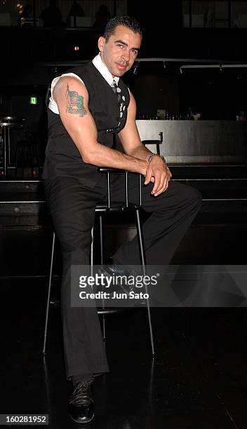 Alex Da Silva during Alex Da Silva Performs in "Salsa Libre" - Backstage Portrait at Velfarre in Tokyo, Japan.