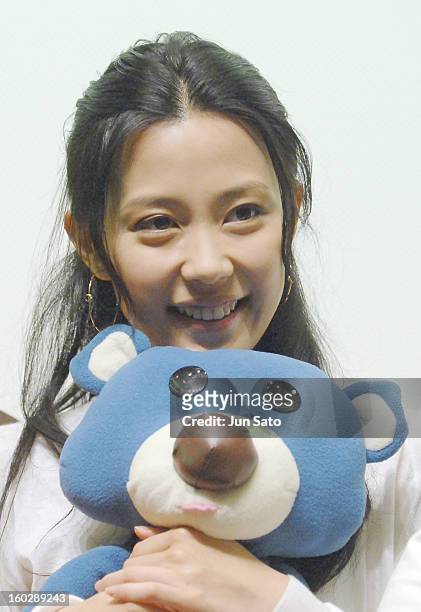 Yoshino Kimura during "Open Season" Stage Greeting - December 9, 2006 at Nichigeki 3 in Tokyo, Japan.