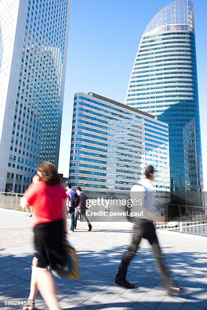 people in motion - la defense stock pictures, royalty-free photos & images