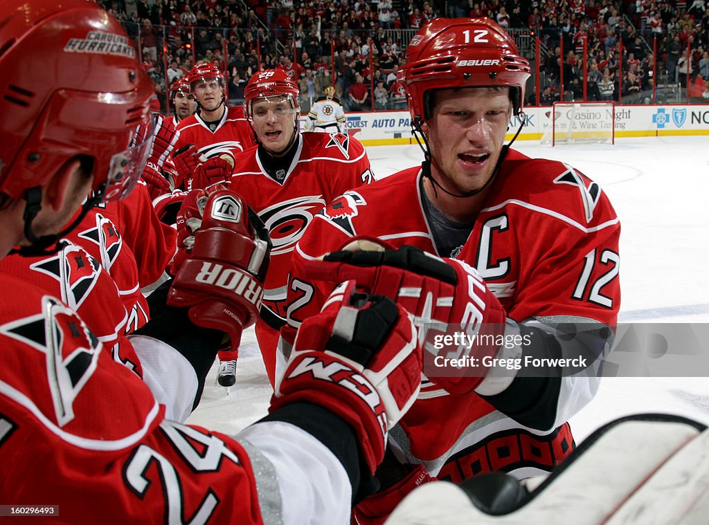 Boston Bruins v Carolina Hurricanes