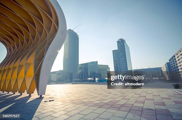 danube city - james last awarded badge of honour by city of vienna stockfoto's en -beelden