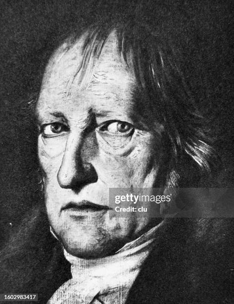 georg friedrich wilhelm hegel, german philosopher - georg wilhelm friedrich hegel stock illustrations