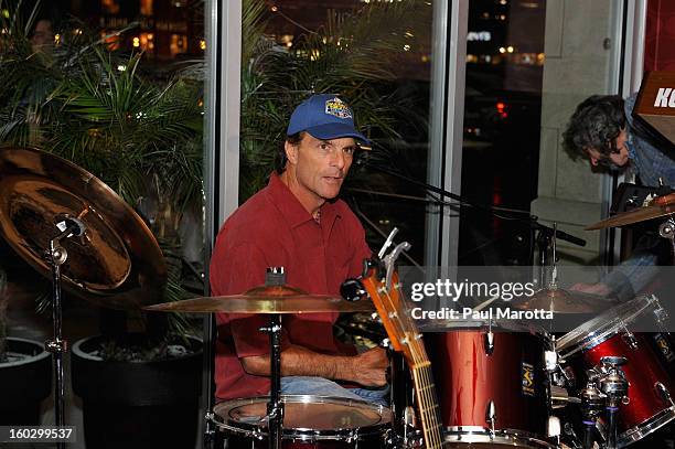 Former New England Patriots Quarterback Doug Flutie attends the10th Annual Flutie Bowl to strike out autism at KINGS on January 28, 2013 in Boston,...