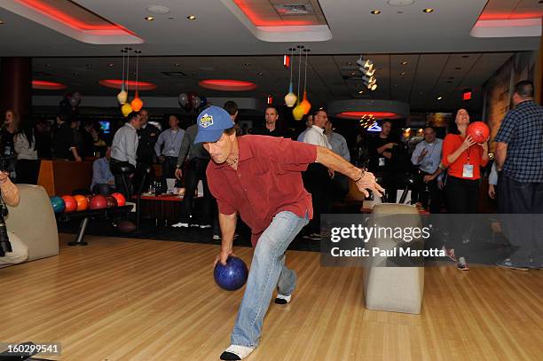 Former New England Patriots Quarterback Doug Flutie attends the10th Annual Flutie Bowl to strike out autism at KINGS on January 28, 2013 in Boston,...