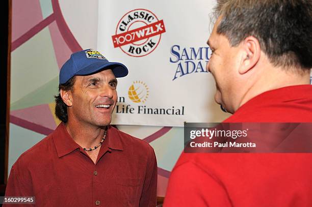 Former New England Patriots Quarterback Doug Flutie attends the10th Annual Flutie Bowl to strike out autism at KINGS on January 28, 2013 in Boston,...