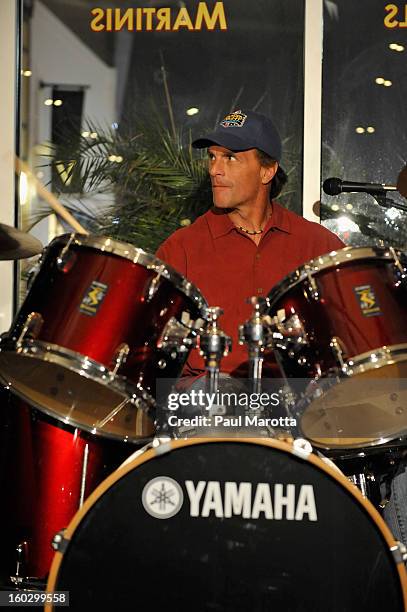 Former New England Patriots Quarterback Doug Flutie attends the10th Annual Flutie Bowl to strike out autism at KINGS on January 28, 2013 in Boston,...