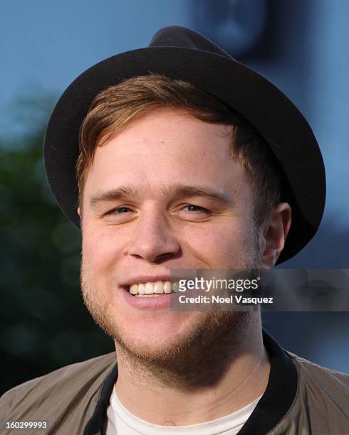 Olly Murs visits Extra at The Grove on January 28, 2013 in Los Angeles, California.