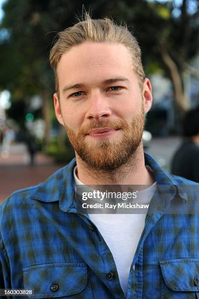 Actor Paul Haapaniemi of the film "The Racket Boys" attends the 28th Santa Barbara International Film Festival on January 28, 2013 in Santa Barbara,...