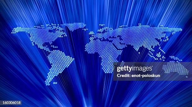 abstract mapa tierra - holographic-map fotografías e imágenes de stock