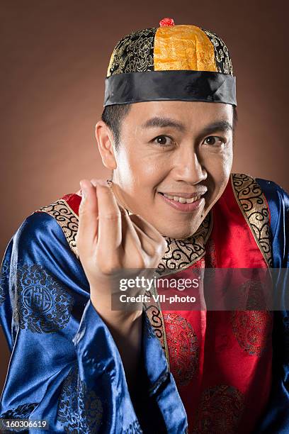 show me the money - tribal head gear in china stock pictures, royalty-free photos & images