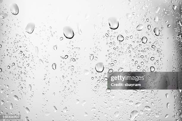 gotas de água textura - pingo de chuva imagens e fotografias de stock
