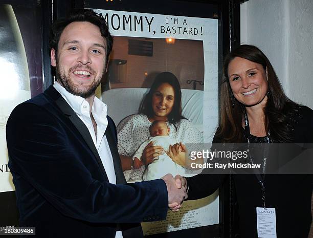 Director Max Barbakow and Wendy Reynolds attend a screening of "Mommy I'm a Bastard!" at the 28th Santa Barbara International Film Festival on...