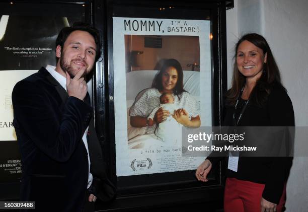 Director Max Barbakow and Wendy Reynolds attend a screening of "Mommy I'm a Bastard!" at the 28th Santa Barbara International Film Festival on...