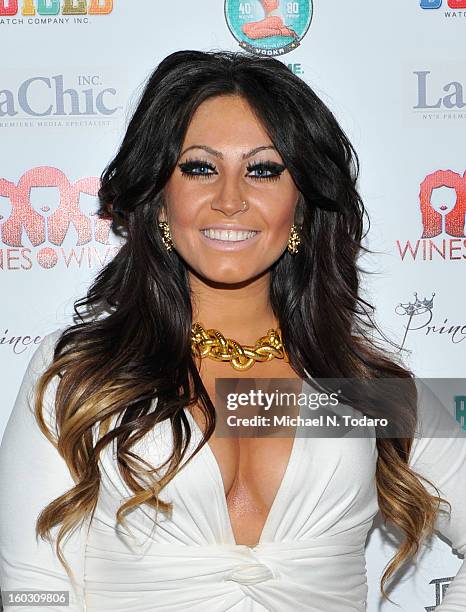 Tracy Dimarco attends "Jerseylicious" Season 5 Premiere Party at Midtown Sutton on January 28, 2013 in New York City.