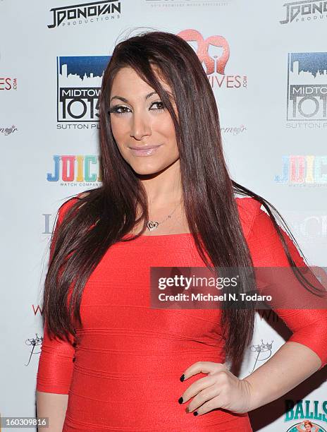 Deena Cortese attends "Jerseylicious" Season 5 Premiere Party at Midtown Sutton on January 28, 2013 in New York City.