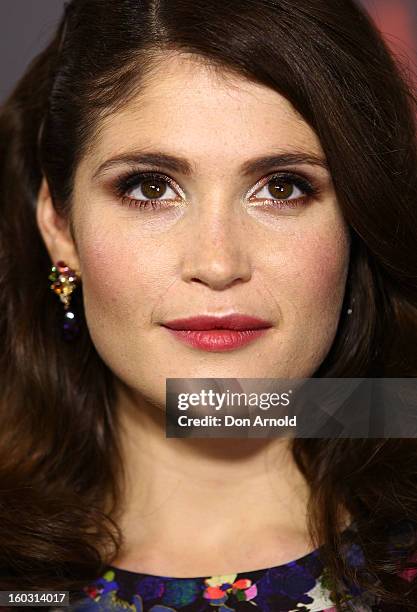 Gemma Arterton arrives at the Australian Premiere of "Hansel & Gretel Witch Hunters" at Event Cinemas on January 29, 2013 in Sydney, Australia.