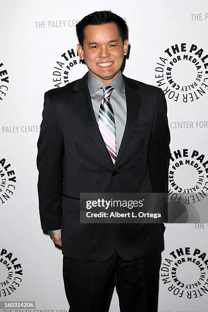 Director Jay Oliva arrives for The Paley Center for Media & Warner Bros. Home Entertainment Premiere of "Batman: The Dark Knight Returns, Part 2"...
