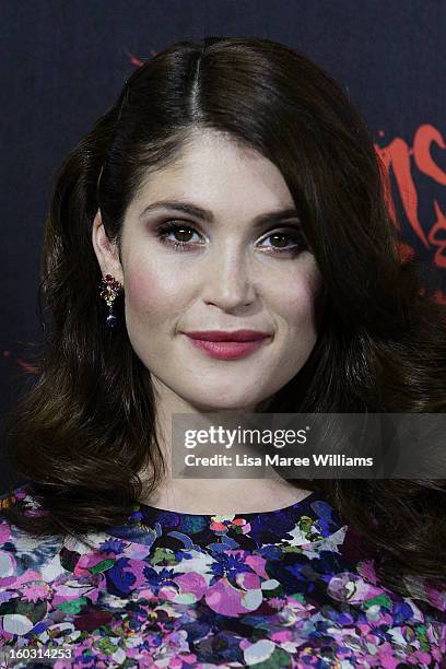 Gemma Arterton arrives at the Australian Premiere of "Hansel & Gretel Witch Hunters" at Event Cinemas on January 29, 2013 in Sydney, Australia.