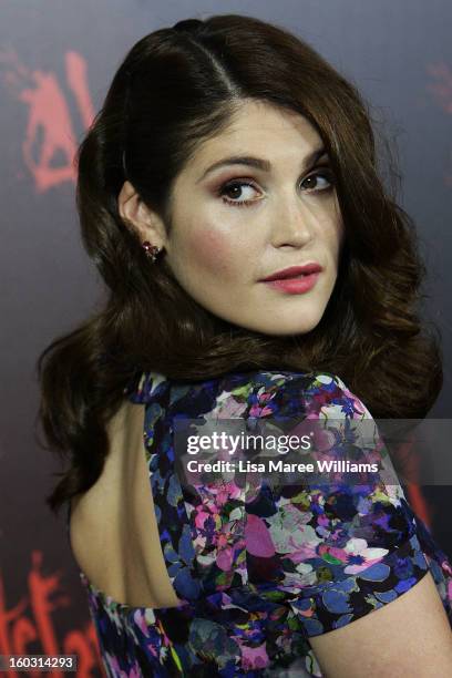 Gemma Arterton arrives at the Australian Premiere of "Hansel & Gretel Witch Hunters" at Event Cinemas on January 29, 2013 in Sydney, Australia.