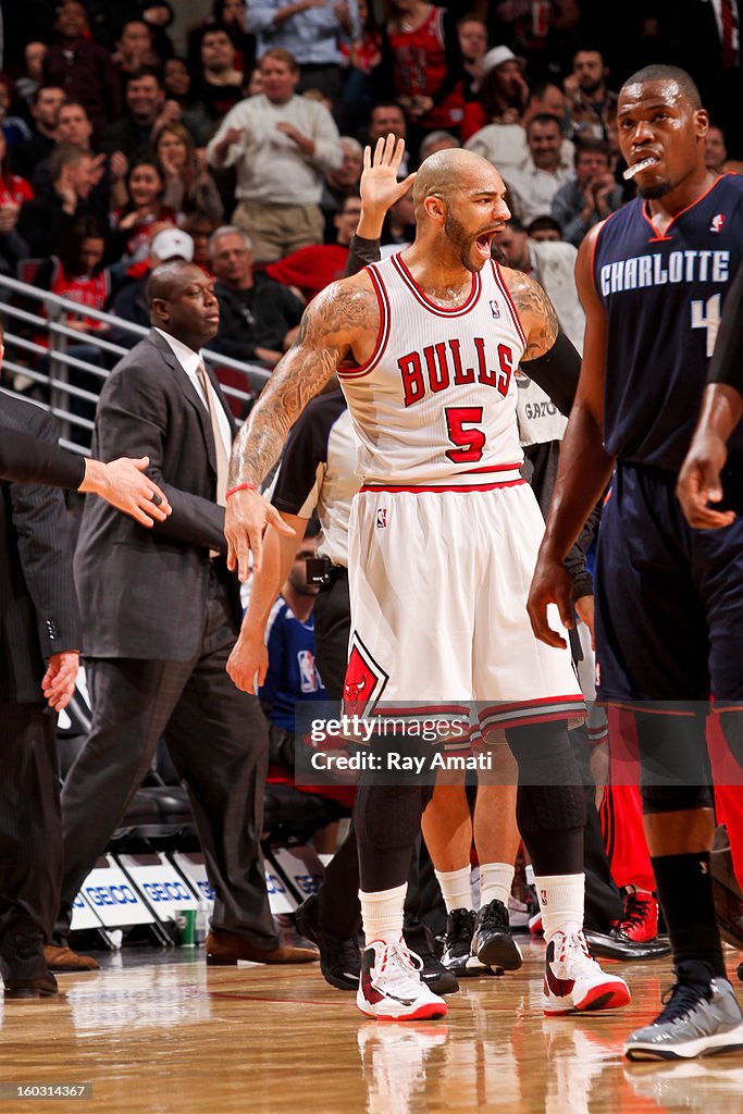 Charlotte Bobcats v Chicago Bulls