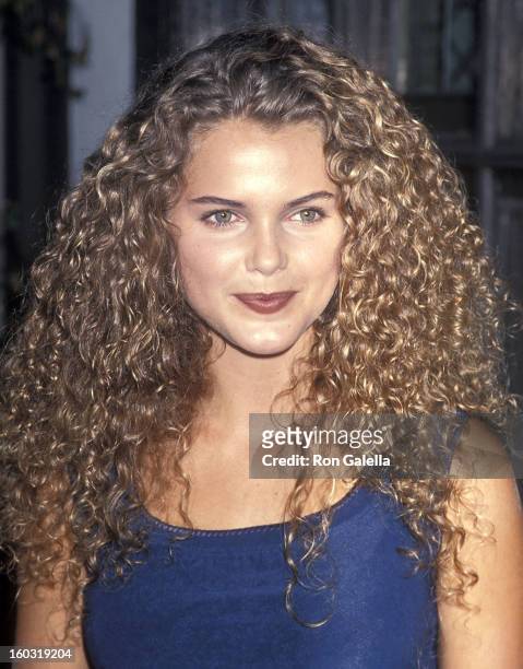 Actress Keri Russell attends the Sheenway School and Cultural Center Honors Congresswoman Maxine Waters on August 6, 1994 at a Private Residence in...