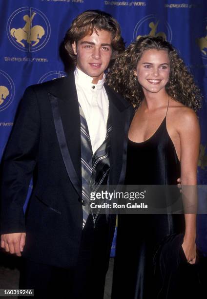 Actor Joey Lawrence and actress Keri Russell attend the 11th Carousel of Hope Ball to Benefit the Barbara Davis Center for Childhood Diabetes on...