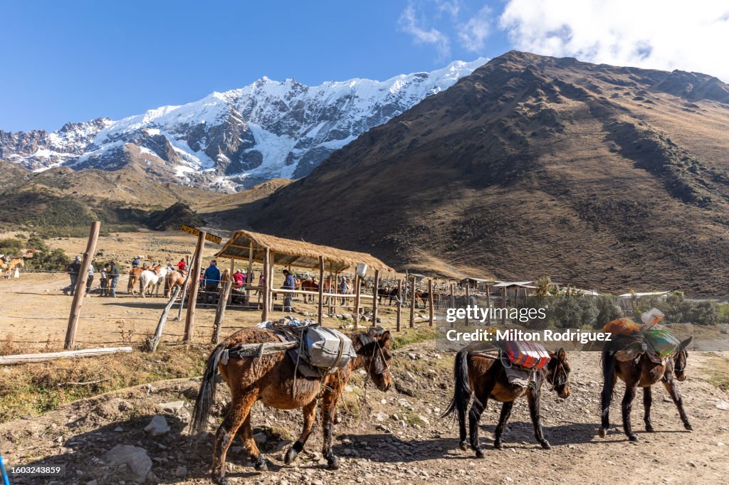 Humantay Lagoon and Snowy Mountain, Cusco